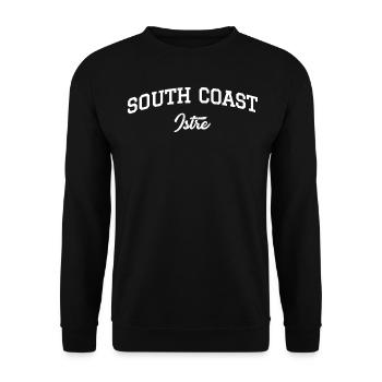 SOUTH COAST Istre - Sweat-shirt Unisexe - noir - Devant - Alina (178cm) & Michal (187cm)