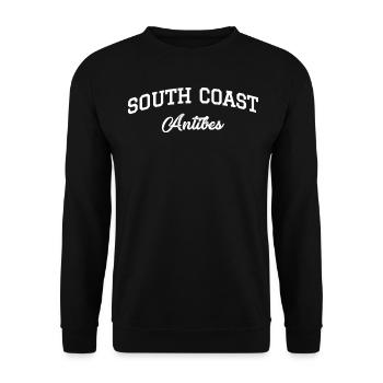 SOUTH COAST Antibes - Sweat-shirt Unisexe - noir - Devant - Alina (178cm) & Michal (187cm)