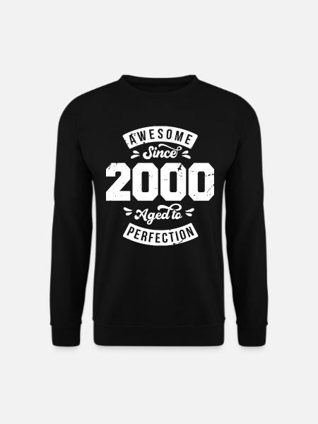 Millésime 2000 anniversaire - rétro 2000 - Sweat-shirt Unisexe - noir