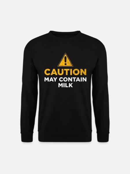 May Contain Milk - Unisex Sweatshirt - black