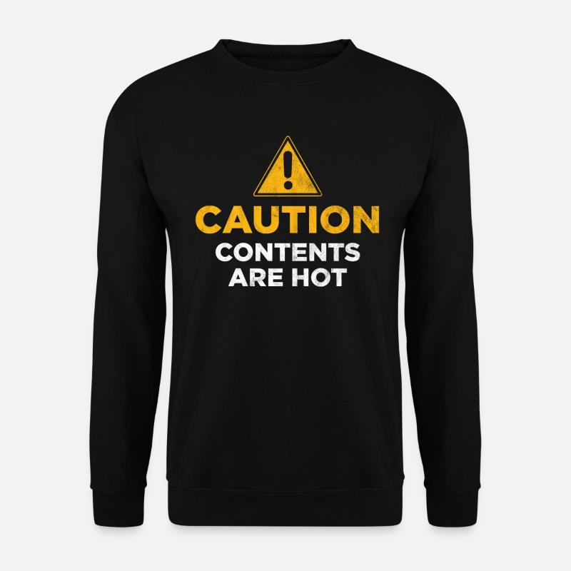 Contents are Hot - Unisex Sweatshirt - black
