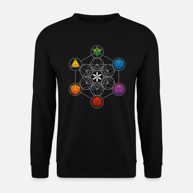 Platons Körper - Unisex Pullover - Schwarz