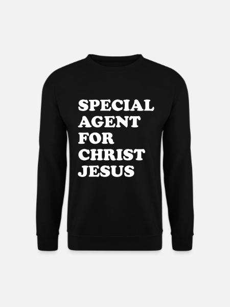Agent spécial pour Jésus-Christ - Sweat-shirt Unisexe - noir