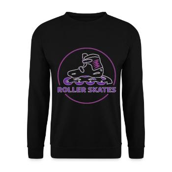 Rollerblades Rollschuhe Inlineskater - Unisex Pullover - Schwarz - Vorne - Alina (178cm) & Michal (187cm)