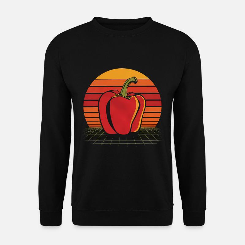 Paprika Geschenk - Unisex Pullover - Schwarz