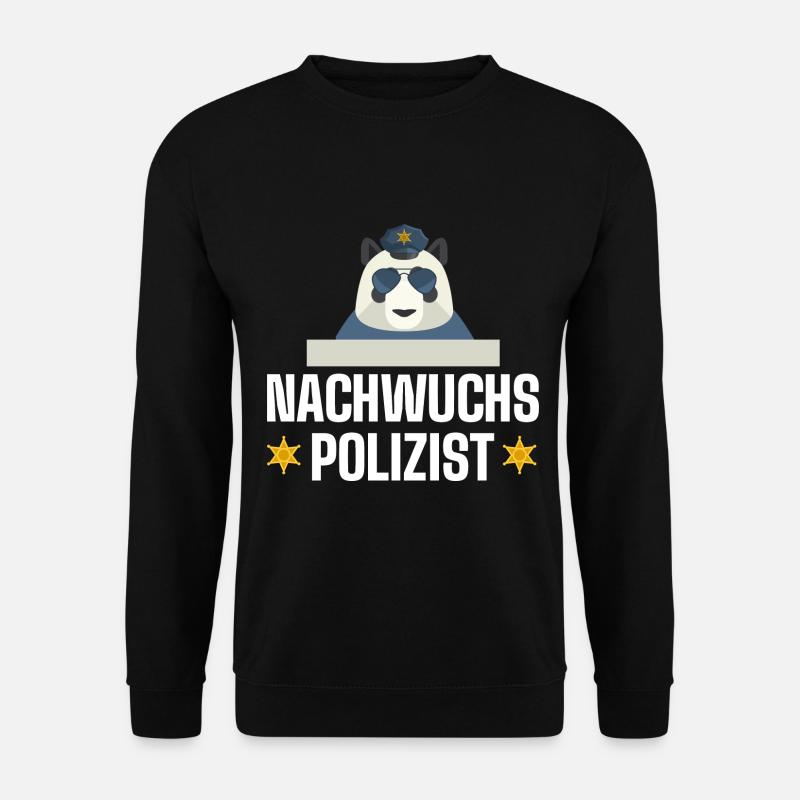 Polizist Polizei Kommissar - Unisex Pullover - Schwarz