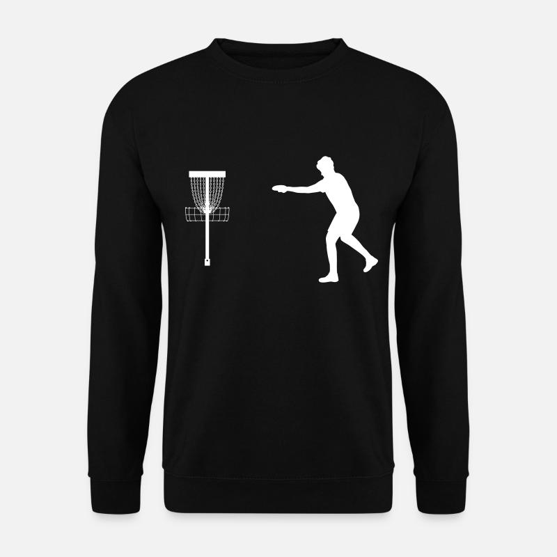 Frisbee Disc Golf Putt - Sweat-shirt Unisexe - noir