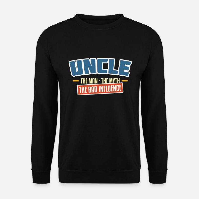 uncle the bad influence - Unisex Sweatshirt - black