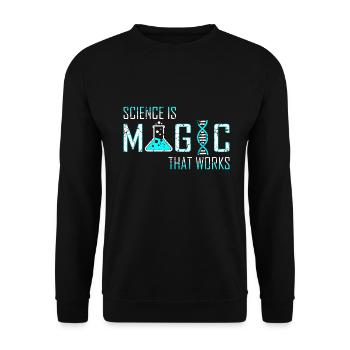 Science Physique Chimie Science Nerd - Sweat-shirt Unisexe - noir - Devant - Alina (178cm) & Michal (187cm)