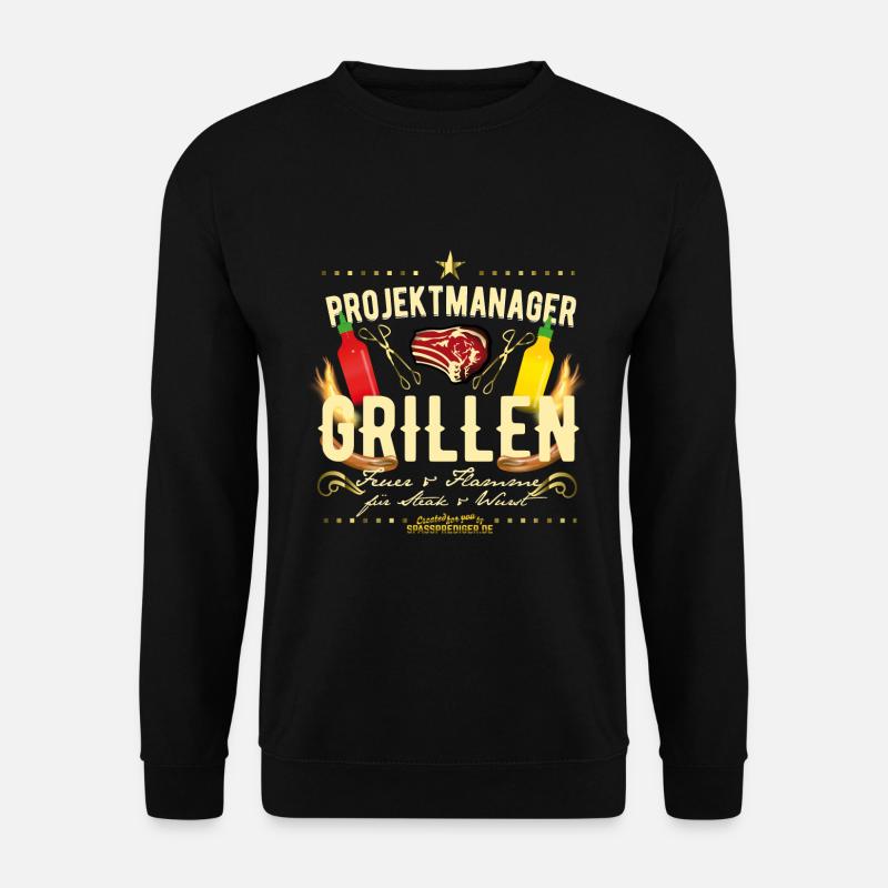 Projektmanager Grillen - Unisex Pullover - Schwarz