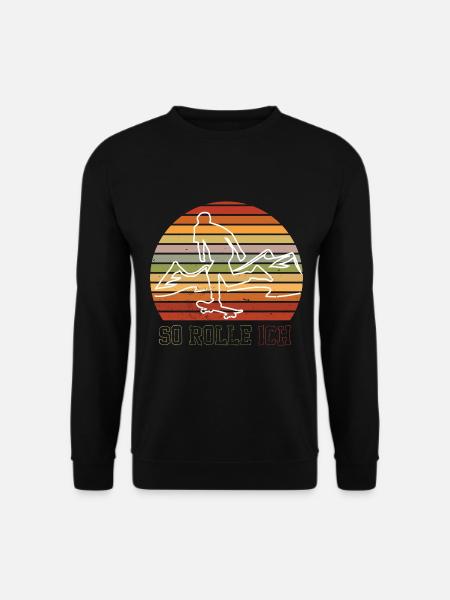 Skateboard Skateboarder Skating - Unisex Sweatshirt - black