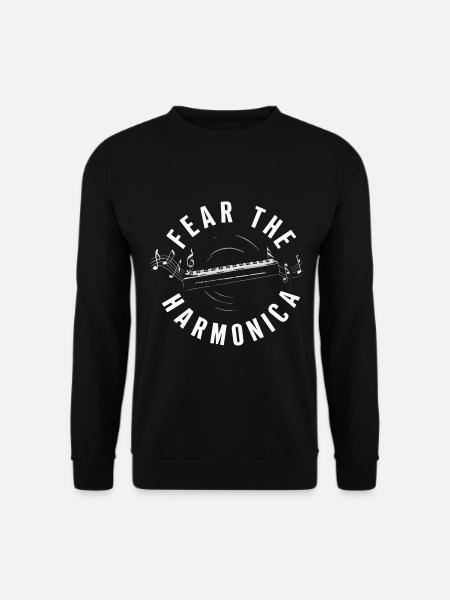 Cadeau de jeu d’harmonica - Sweat-shirt Unisexe - noir