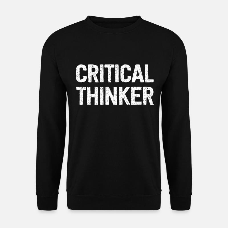 Critical Thinker - Unisex Pullover - Schwarz