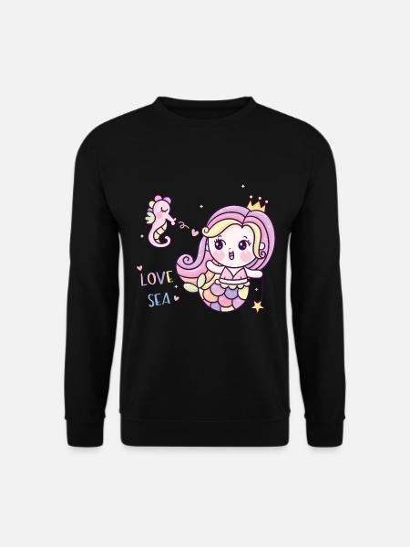 Sirène - Sweat-shirt Unisexe - noir