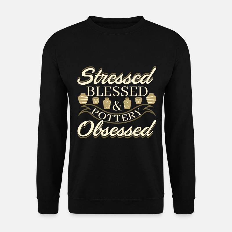 Töpfern - Unisex Pullover - Schwarz