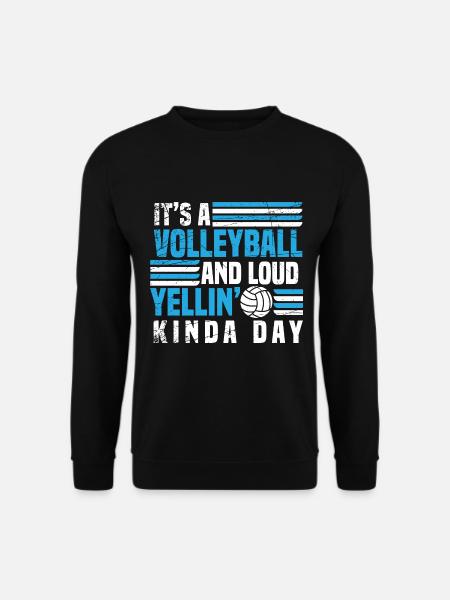 Volley-ball Volleyeurs Terrain de volley-ball - Sweat-shirt Unisexe - noir