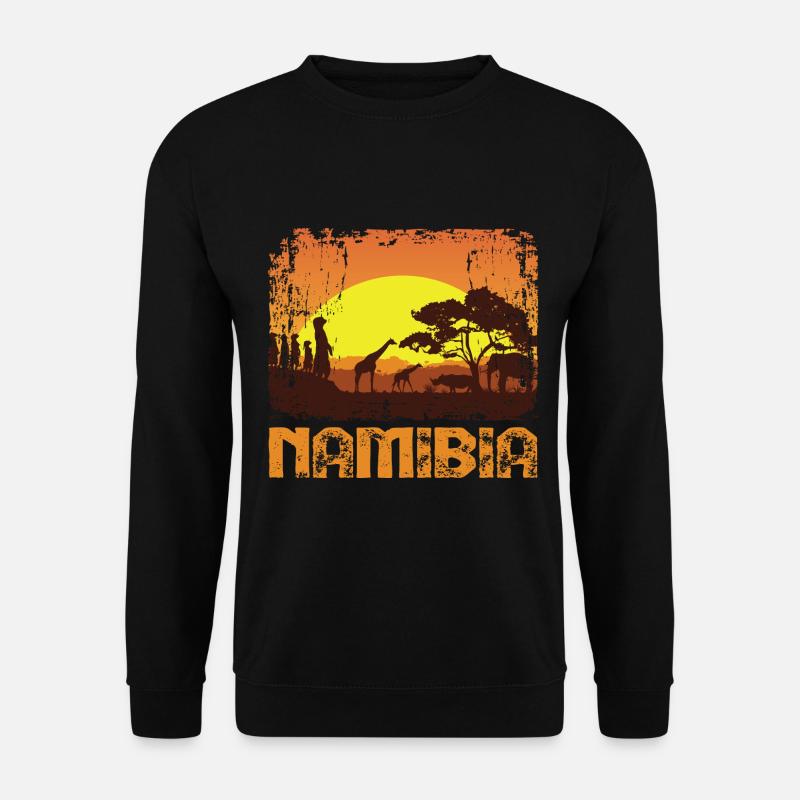 Namibia Afrika Shirt Geschenkidee - Unisex Pullover - Schwarz