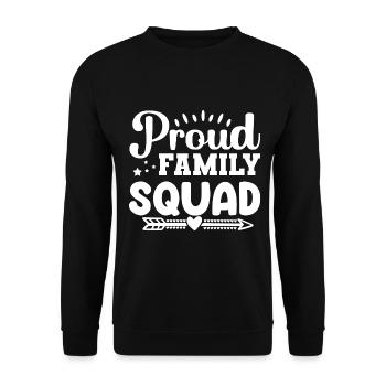 The Proud Family Squad - Unisex Pullover - Schwarz - Vorne - Alina (178cm) & Michal (187cm)