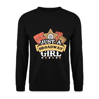 Théâtre - Sweat-shirt Unisexe - noir - Devant - Alina (178cm) & Michal (187cm)