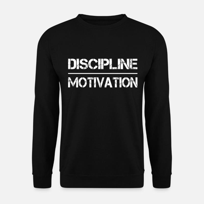 Discipline Over Motivation - Unisex Sweatshirt - black
