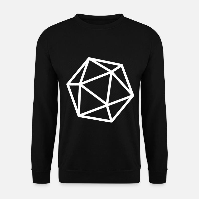 Geometry Shape Lines - Unisex Sweatshirt - black