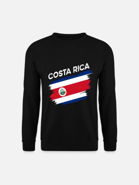 Costa Rica - Unisex Pullover - Schwarz