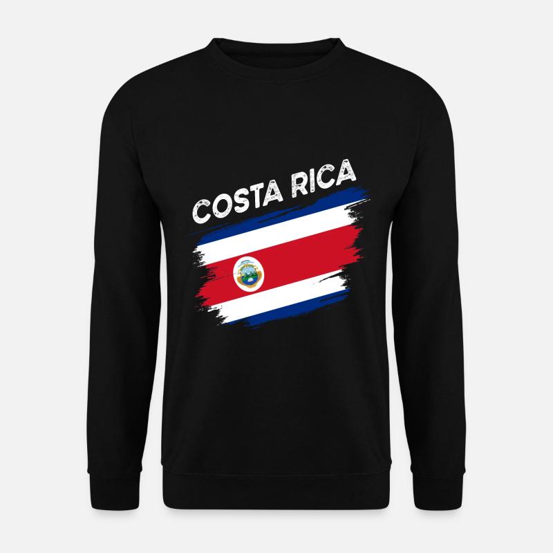 Costa Rica - Unisex Pullover - Schwarz