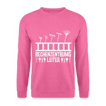 Rechenzentrumsleiter Rechen & Leiter Garten - Unisex Pullover - Pink - Vorne