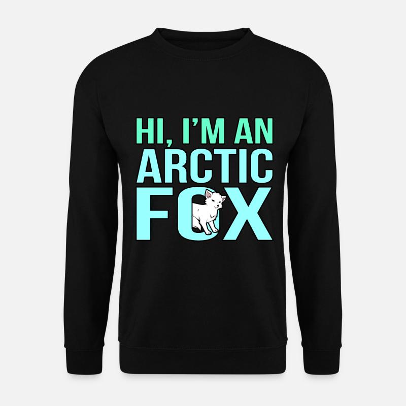 Polarfuchs - Unisex Pullover - Schwarz