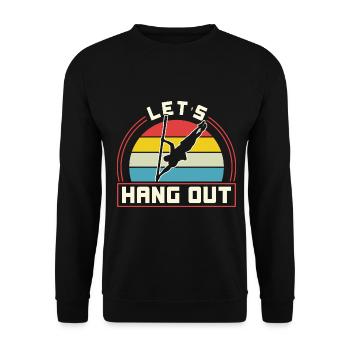 Parkour Freerunning Traceur - Unisex Pullover - Schwarz - Vorne - Alina (178cm) & Michal (187cm)