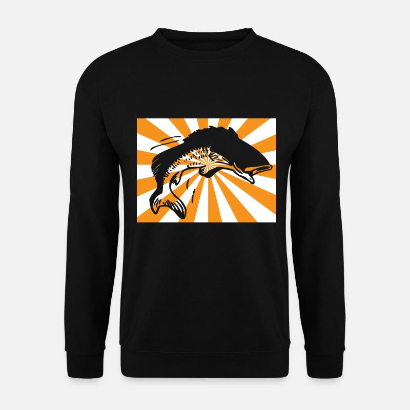 Angler Fisch Style - Unisex Pullover - Schwarz