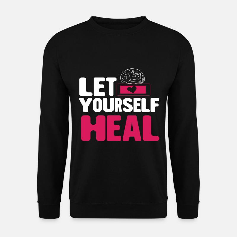 Self-Healing Meditation Yoga - Unisex Sweatshirt - black