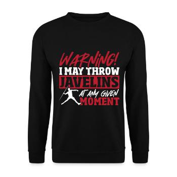 Board Games Game Board Gift - Unisex Sweatshirt - black - Front - Alina (178cm) & Michal (187cm)