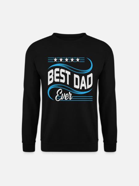 Meilleur père jamais amoureux de la fête des pères - Fête des pères - Sweat-shirt Unisexe - noir