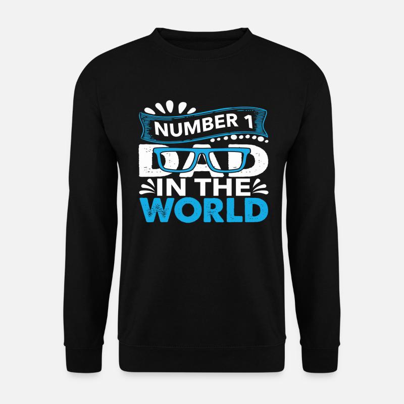 no1 papa du monde - Sweat-shirt Unisexe - noir