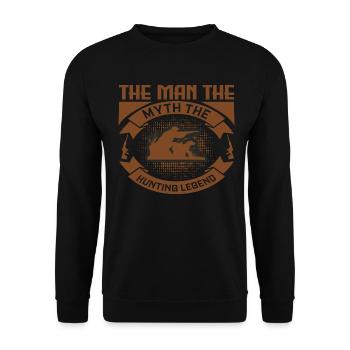 Married Father Father's Day Father's Day Gift Lege - Unisex Sweatshirt - black - Front - Alina (178cm) & Michal (187cm)