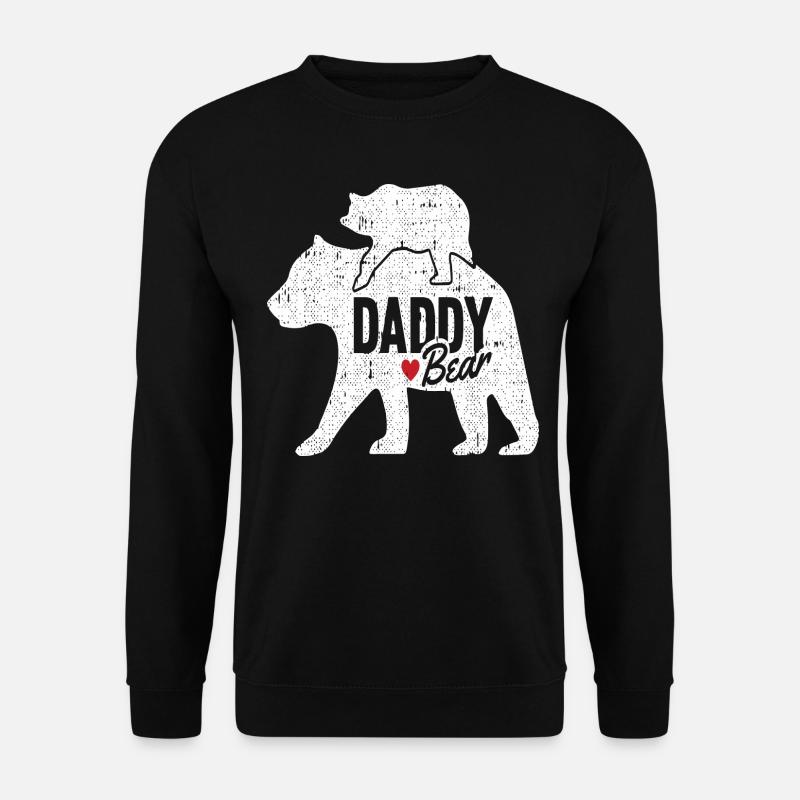DADDY BEAR - Unisex Pullover - Schwarz