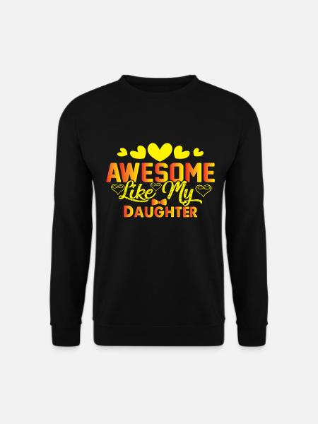 Fars dag - Unisex sweater - sort