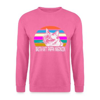 Best cat dad ever best cat dad kitten - Unisex Sweatshirt - pink - Front