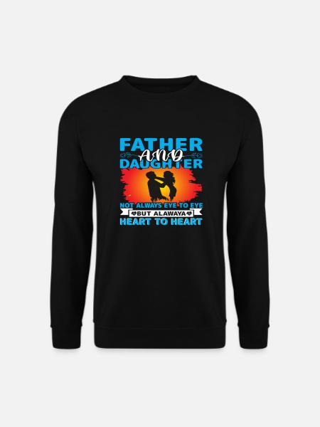 Vater und Tochter - Unisex Pullover - Schwarz