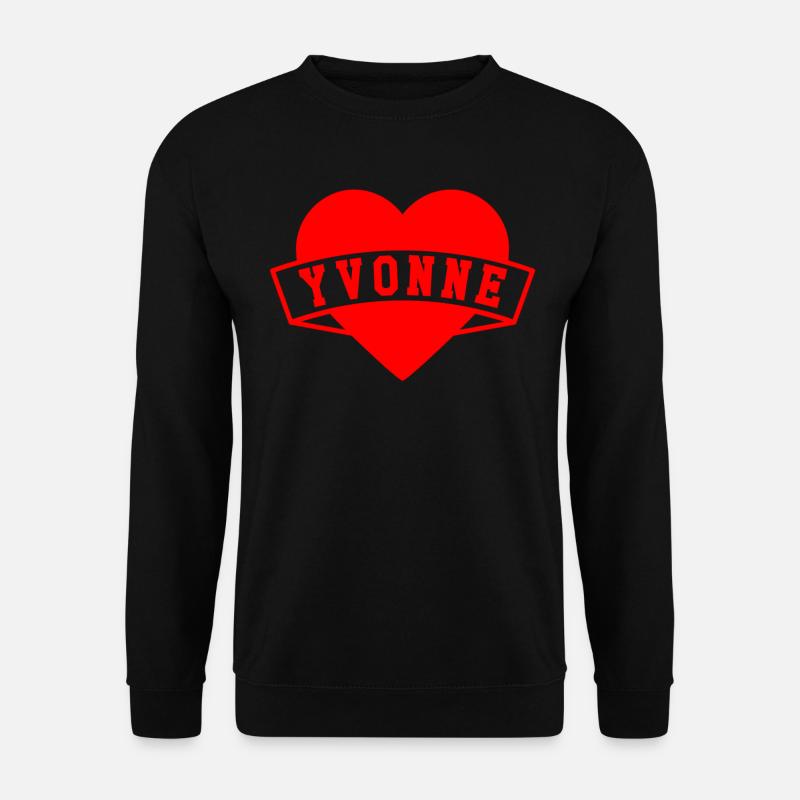 Yvonne - Sweat-shirt Unisexe - noir