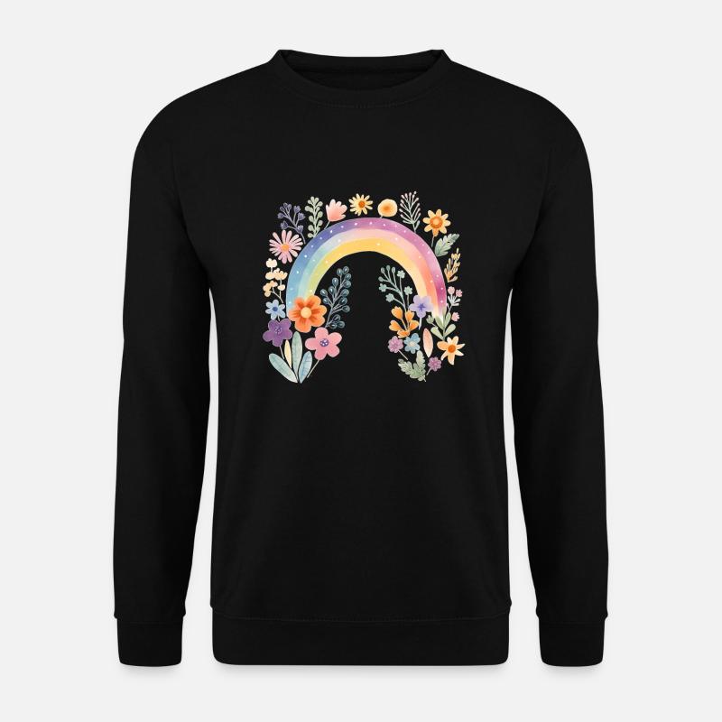 Boho Rainbow - Unisex Sweatshirt - black
