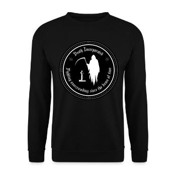 Death Incorporated - Unisex Pullover - Schwarz - Vorne - Alina (178cm) & Michal (187cm)