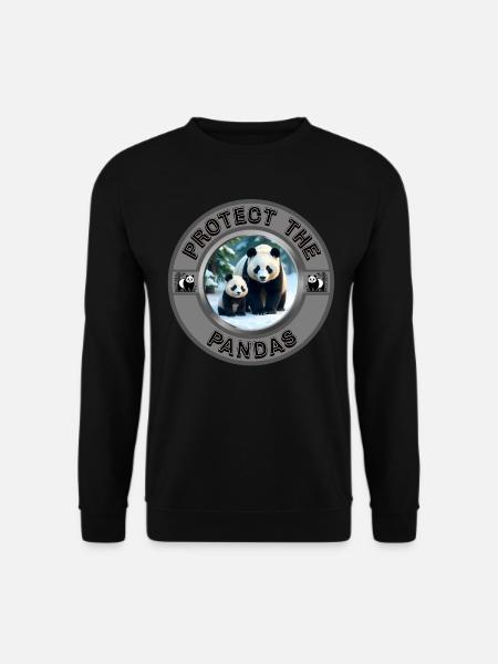 Protect the Pandas - Unisex Sweatshirt - black