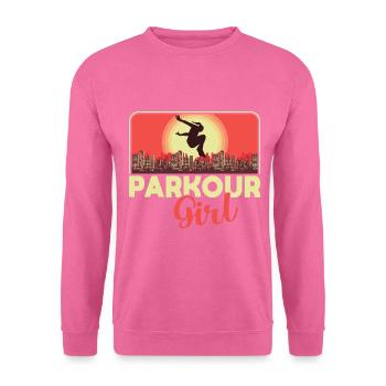 Parkour Freerunning Traceur - Unisex Pullover - Pink - Vorne