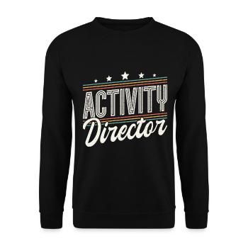 Activity Director Appreciation - Unisex Pullover - Schwarz - Vorne - Alina (178cm) & Michal (187cm)
