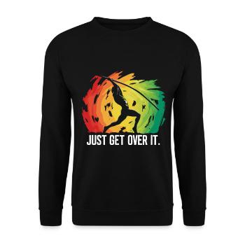 Stabhochspringer-Geschenk - Unisex Pullover - Schwarz - Vorne - Alina (178cm) & Michal (187cm)
