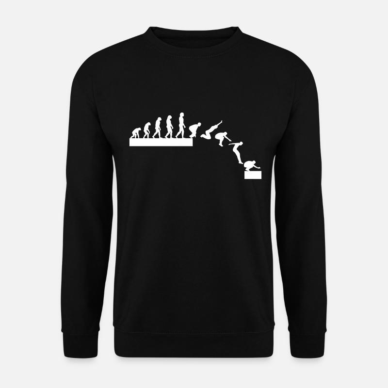 Evolution du parkour - Sweat-shirt Unisexe - noir