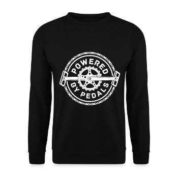 Road Bike Bicycle Road Cyclist Cycling Cyclist - Unisex Sweatshirt - black - Front - Alina (178cm) & Michal (187cm)