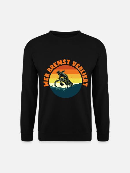 MTB Mountainbike - Unisex Pullover - Schwarz